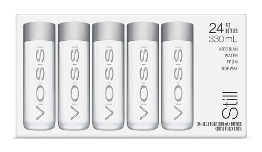 VOSS Artesian Still Water, 330 ml Plastic Bottles (Pack of 24)