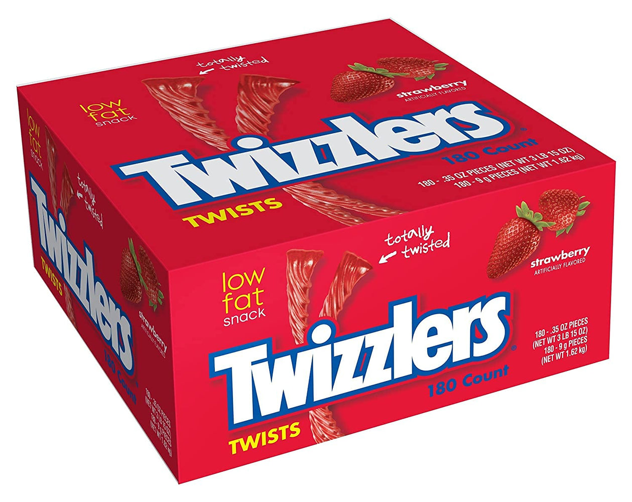  TWIZZLERS Twists, Strawberry Flavored Licorice Candy, 16 Ounce  Bag (Pack of 6) : Grocery & Gourmet Food