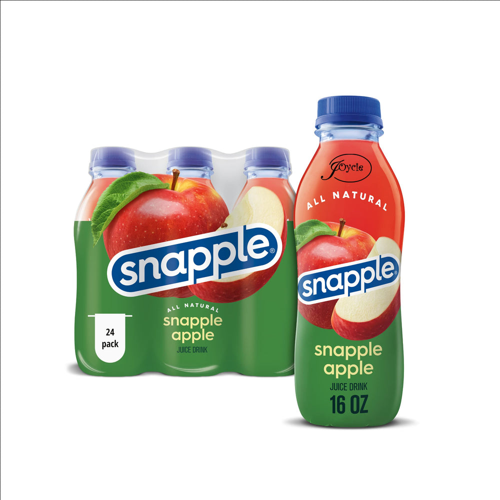 Snapple - Apple - 16 fl oz (12 Plastic Bottles) Apple 16 Fl Oz (Pack of 12)