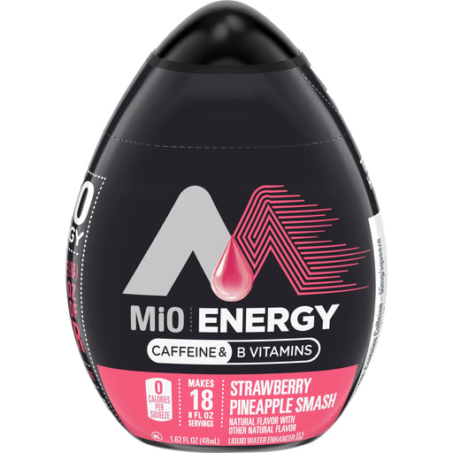 Mio Energy Liquid Water Enhancer, Strawberry Pineapple Smash, 1.62 OZ, 4-Pack