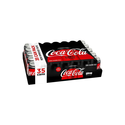 Coca-Cola Coke Zero Cans, 12 Ounce [35 Cans] Zero 12 Fl Oz (Pack of 35)
