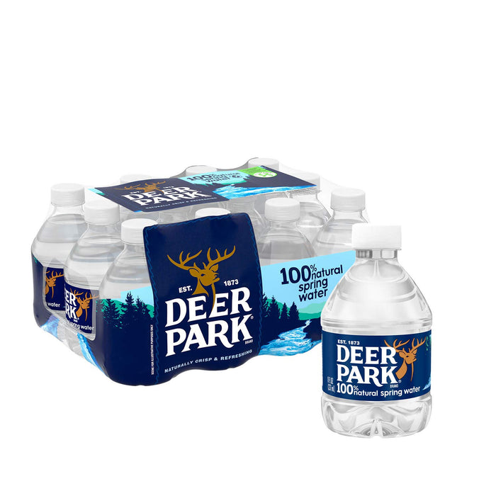 Deer Park Natural Spring Water, 8 Ounce 8 Fl Oz (Pack of 12)