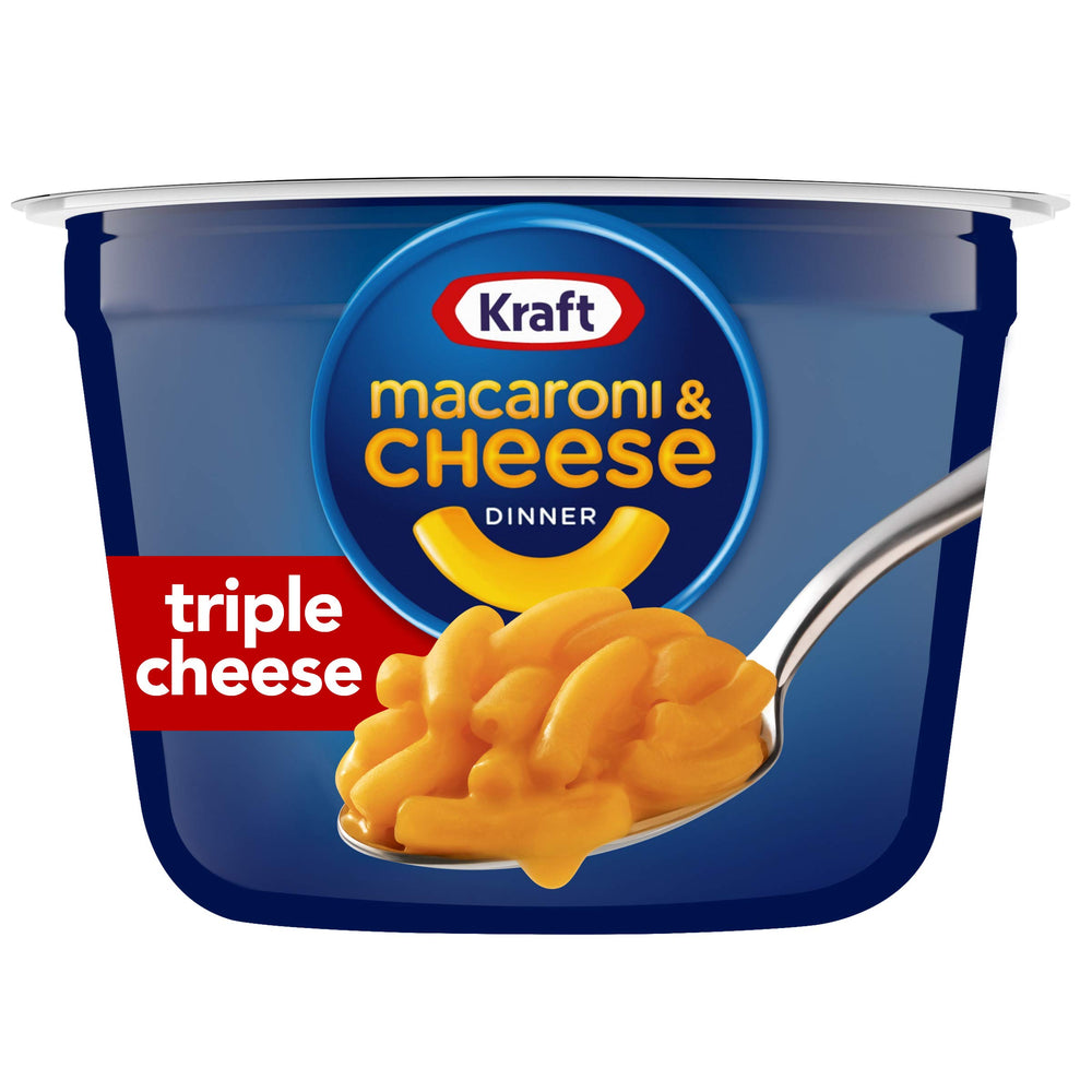 Kraft Triple Cheese Macaroni & Cheese Easy Microwavable Dinner (2.05 oz Cup)