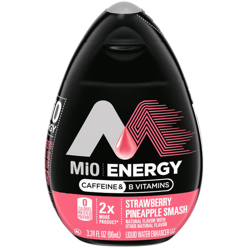 MiO Energy Pineapple Strawberry Smash Naturally Flavored Liquid Water Enhancer 8 Count 3.24 fl oz