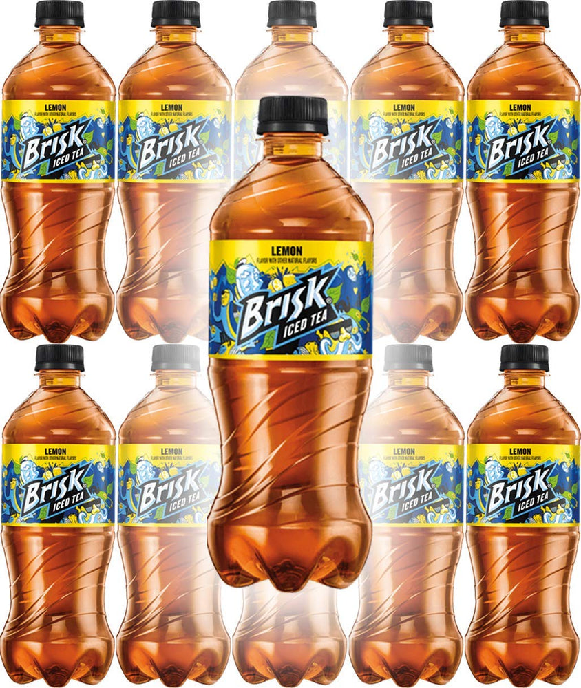Brisk Lemon 20 oz Soda Bottles (Pack of 24)