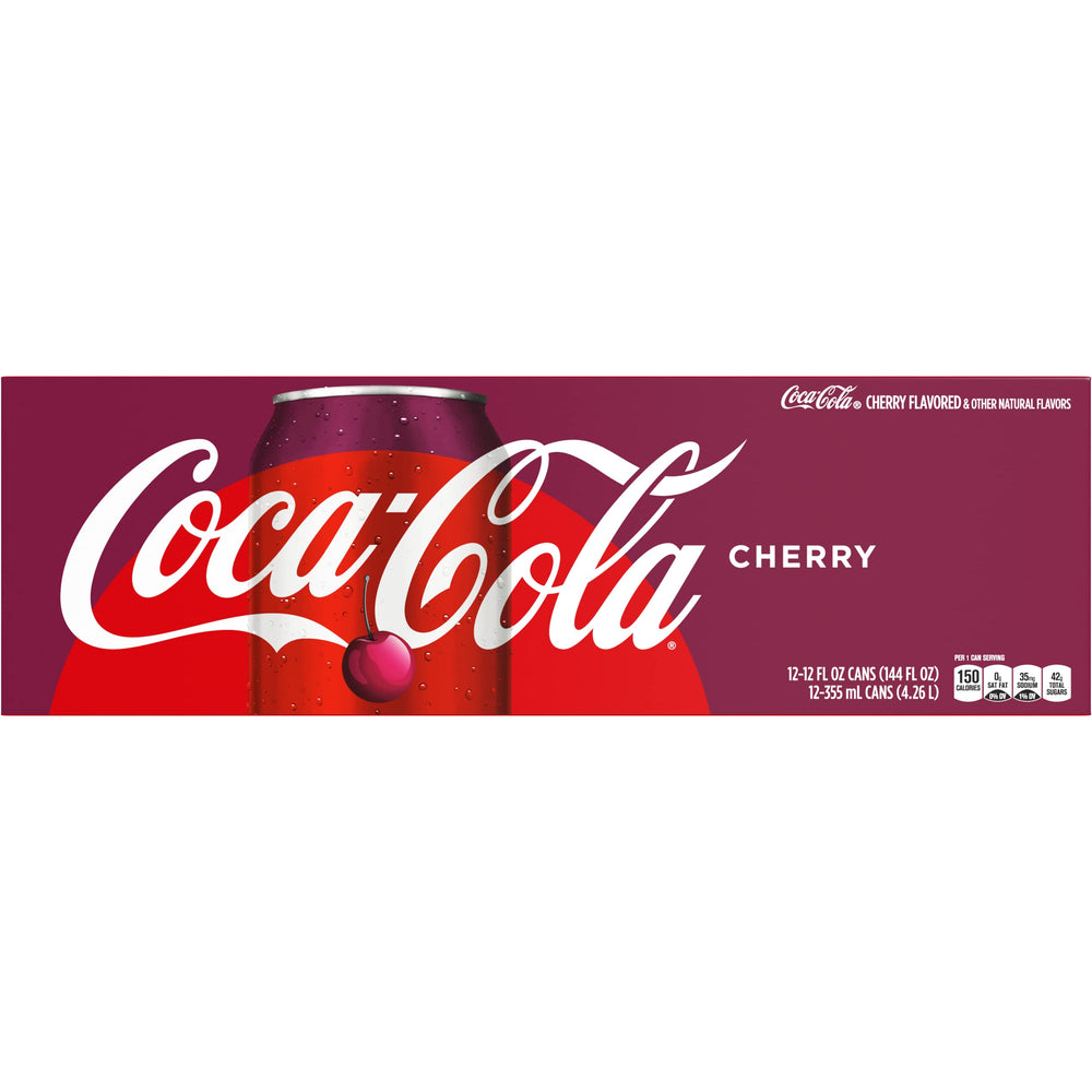 Coca-Cola Cherry Coke Soda, 12 Fl Oz (pack of 12) cherry 12 Fl Oz (Pack of 12)