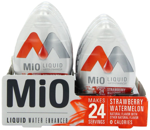 MiO Liquid Water Enhancer, Strawberry Watermelon, 1.62 Ounce (Pack of 12) Strawberry Watermelon 1.62 Ounce (Pack of 12)