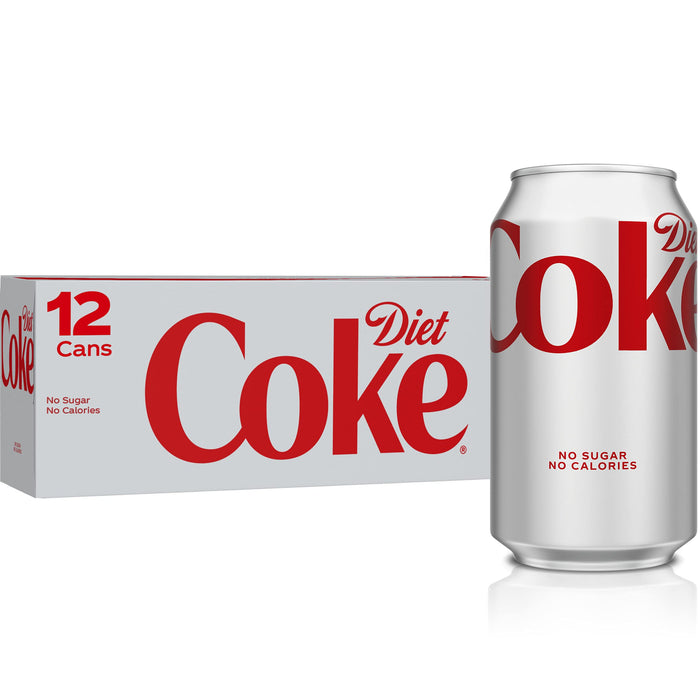 Coca-Cola, Diet Coke, 12 oz, 12 count (Pack of 1) cola 12 Count (Pack of 1)