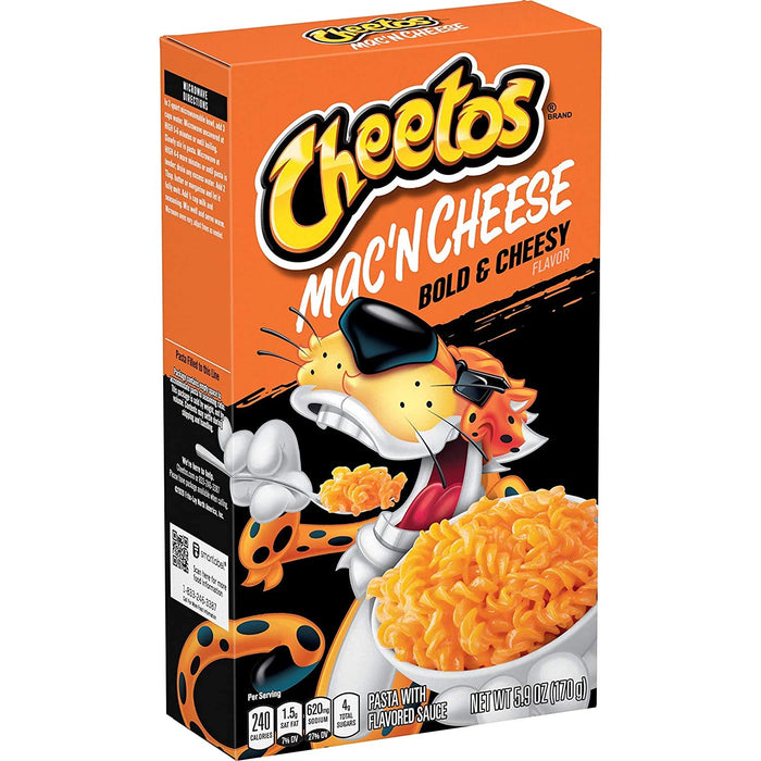 Cheetos Mac'n Cheese - Bold & Cheesy Flavor (Pack of 4) 5.9 Ounce (Pack of 4)