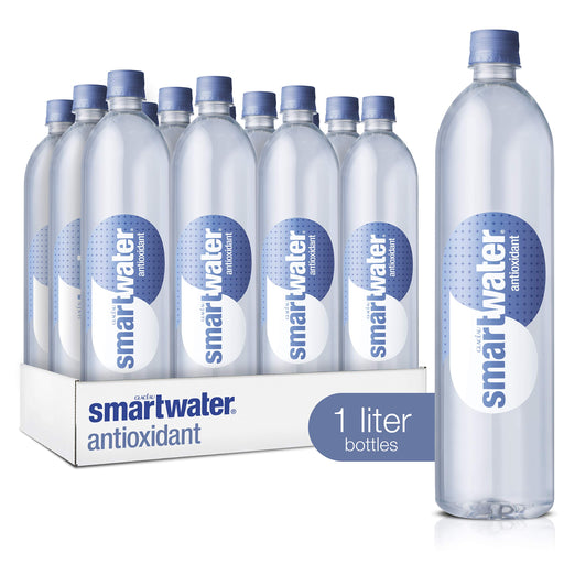 smartwater Antioxidant, 33.8 Fl Oz Bottles, Pack of 12