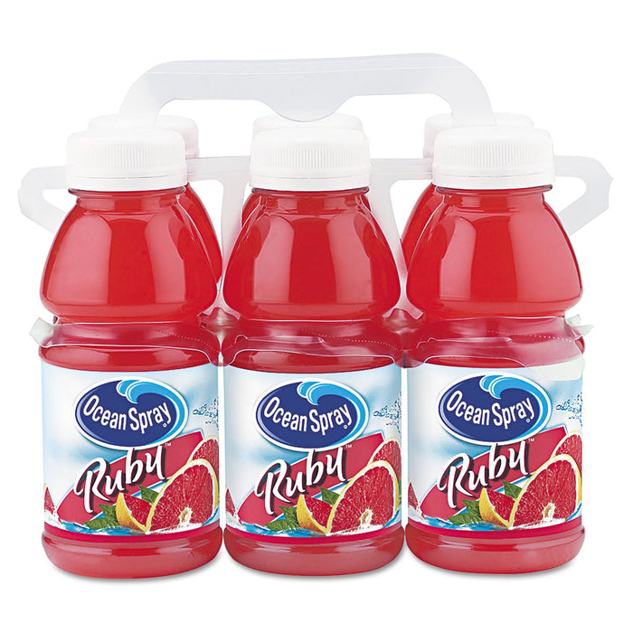 Ocean Spray 00060 Red Ruby Grapefruit Juice, 10oz Bottle, 6/Pack