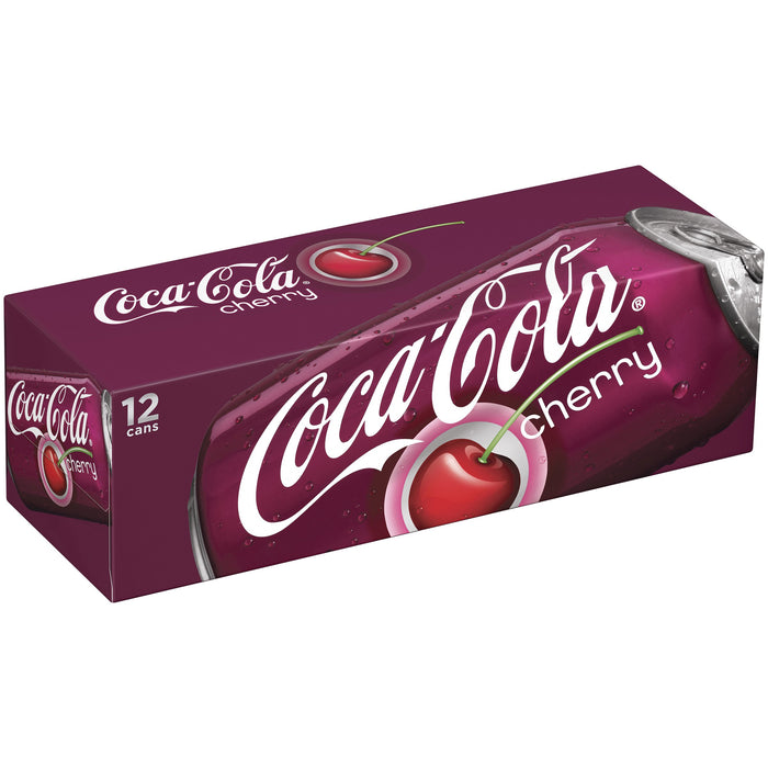 Coca Cola Cherry Coke, 12-Ounce (Pack of 24) Cherry 12 Fl Oz (Pack of 24)