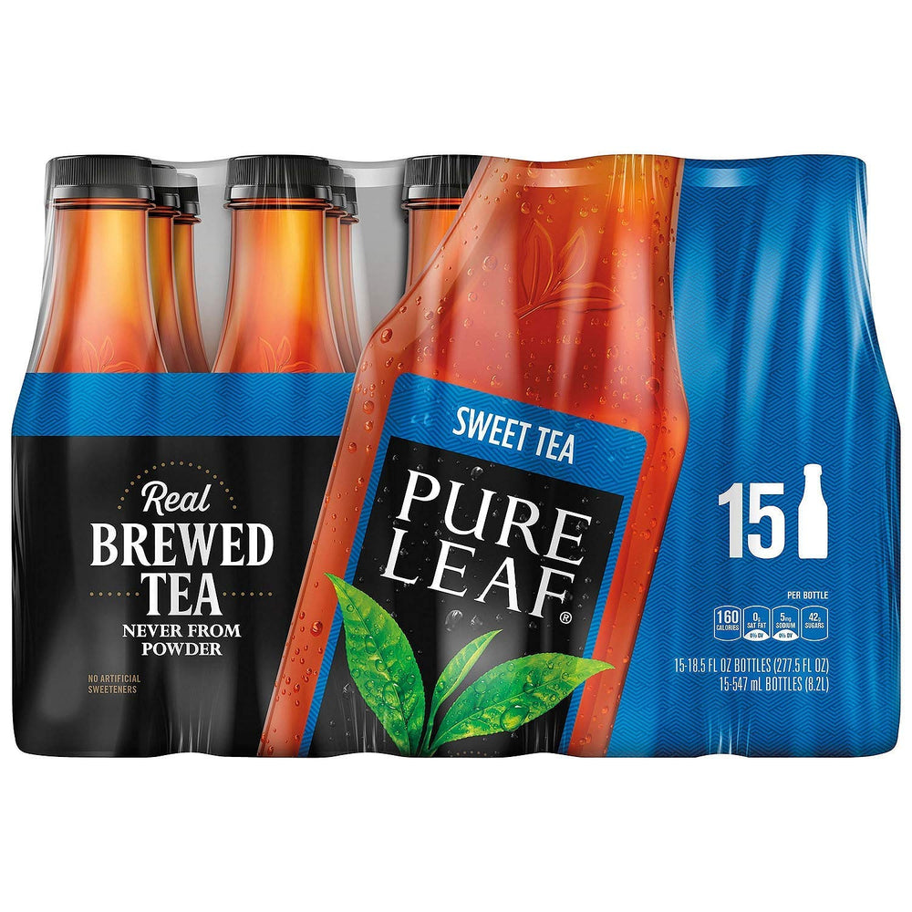 Pure Leaf Real Brewed Sweet Tea, 15 pk./18.5 oz. 18.5 Fl Oz (Pack of 15)