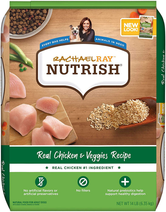 Rachael Ray Nutrish Dry Dog Food, Chicken & Veggies Recipe