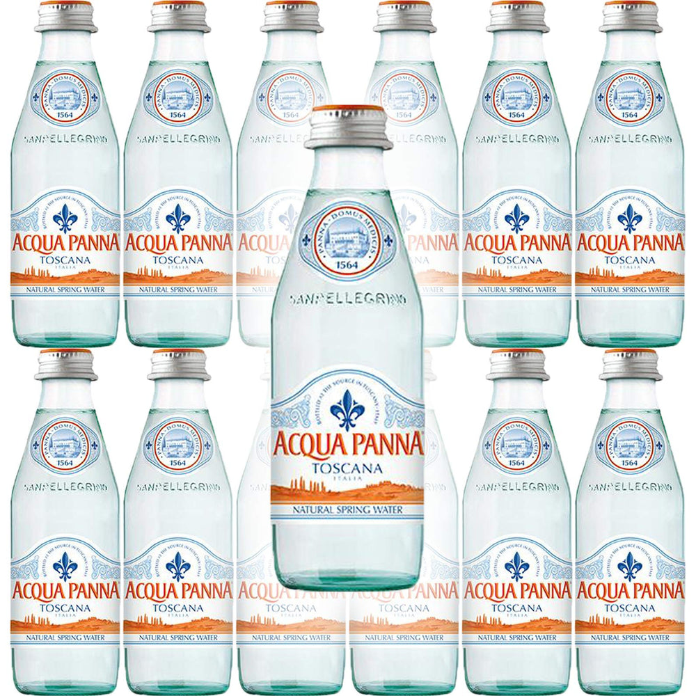 Acqua Panna Toscana Spring Water, 8.8oz Glass Bottle (Pack of 12, Total of 105.6 Oz)