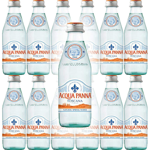 Acqua Panna Toscana Spring Water, 8.8oz Glass Bottle (Pack of 12, Total of 105.6 Oz)
