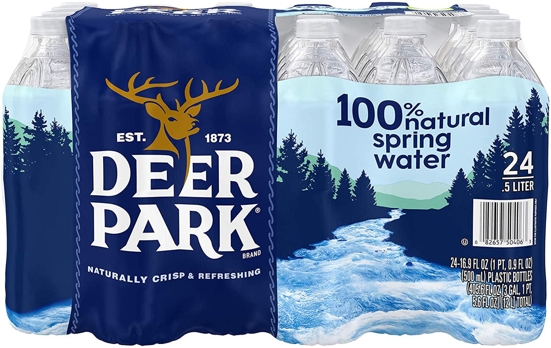 Deer Park Natural Spring Water, 16.9 Oz, 24 Count