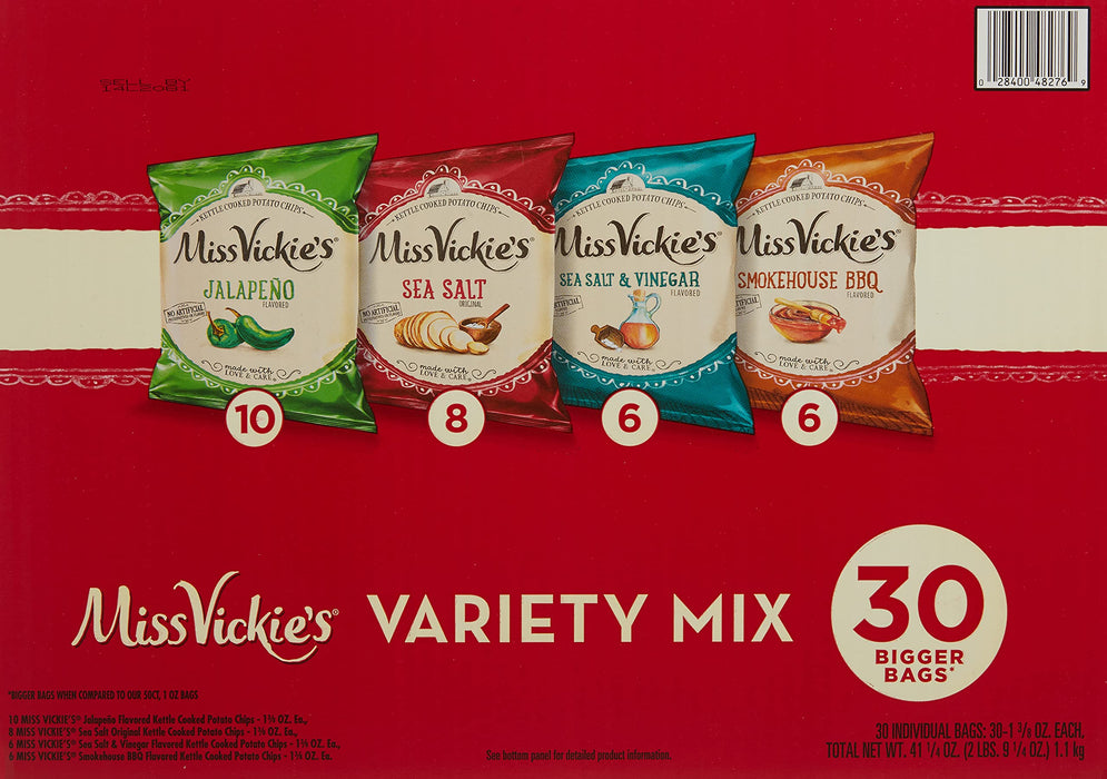 Miss Vickies Variety Mix Potato Chips (Net Wt 41.2 Oz),, ()