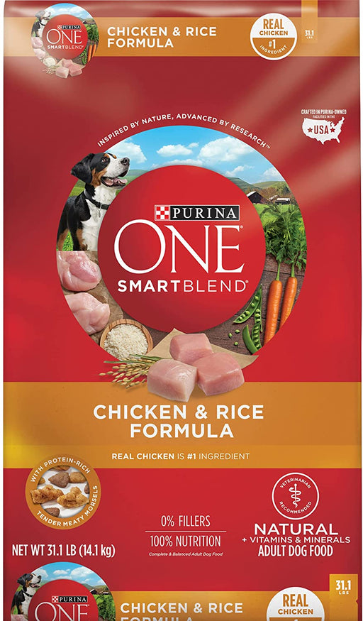 Purina ONE SmartBlend Natural Adult Chicken & Rice Dry Dog Food