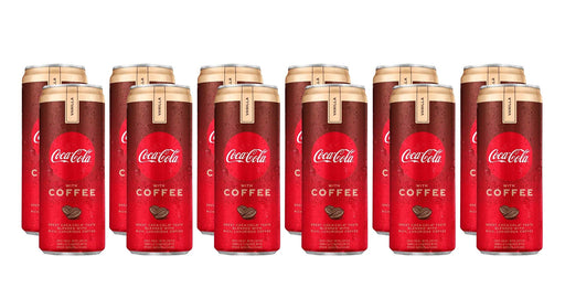 Coca-Cola with Coffee - Coffee Vanilla | 12 fl oz. Slim Cans, 69 mg of caffeine | Pack of 12 Caramel 12 Fl Oz (Pack of 12)