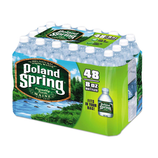 Poland Spring Half Pint Natural Spring Water 8 oz - Pack of 48 8 Fl Oz (Pack of 48)
