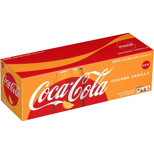 Coca-Cola, Coke, Orange Vanilla, 12 Fl Oz (Pack of 12)