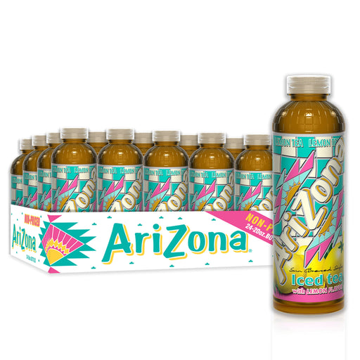 Arizona Lemon Tea, 20 Fl Oz, Pack of 24