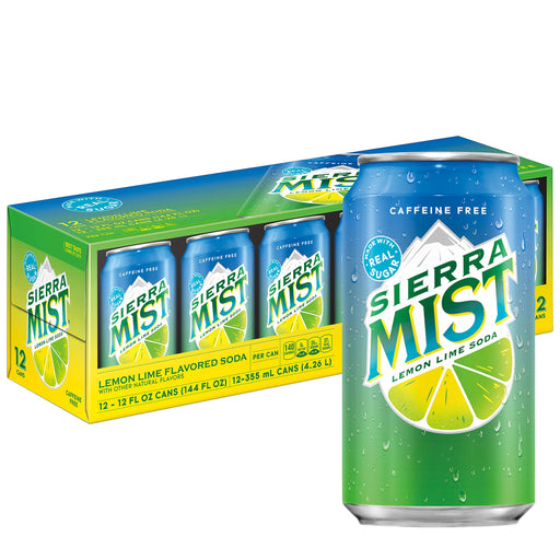 Sierra Mist, Lemon Lime Soda, 12 oz (pack of 12) Lemon Lime 12 Fl Oz (Pack of 12)