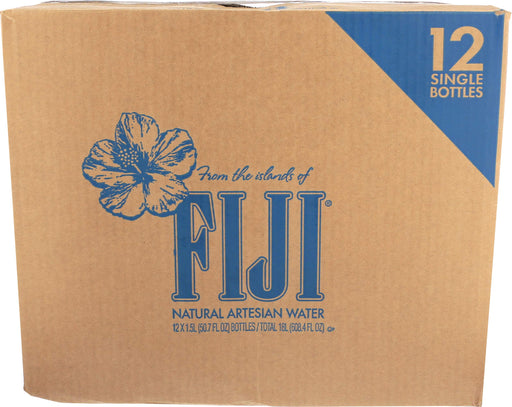FIJI Natural Artesian Water 1.5L Case, 50.7 OZ (Pack of 12) 50.7 Fl Oz (Pack of 12)