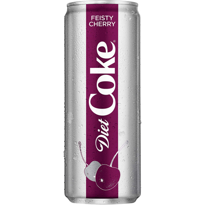 Diet Coke Feisty Cherry Soda Soft Drink, 12 fl oz, 8 Pack Diet Cherry 12 Fl Oz (Pack of 8)