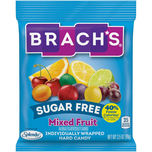 Brach's Sugar Free Hard Candy, Individually Wrapped, Mixed Fruit, 1.68 Pound (Pack of 12), 42 Ounce
