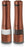 Remington Russell Hobbs RHPK4100CPR Electric Salt & Pepper Mills, Copper, Set of 2 Grinders