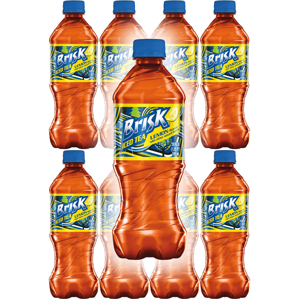  Brisk Iced Tea, Lemon Flavored with Other Natural Flavors,  12-OZ Can, 12-Pack