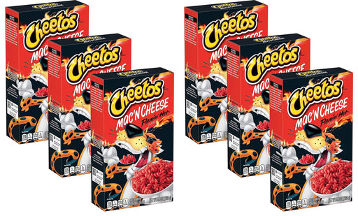 Cheetos Macan Cheese Flamin Hot flavor (5.9 Oz box) Pack of 3 Pack of 2