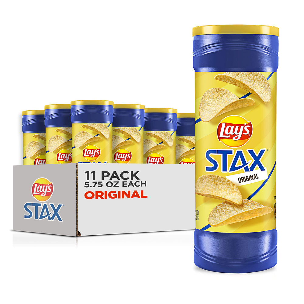 Lay's Stax Potato Crisps, Original, 5.75 Ounce (Pack of 11)