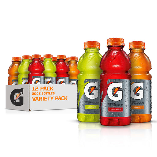Gatorade Original Thirst Quencher Variety Pack, 20 Ounce Bottles (Pack of 12) Original Variety Pack