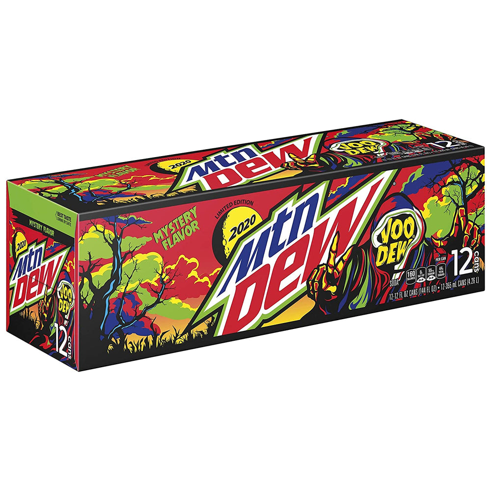 Mountain Dew, VooDew, 12oz Cans (12 Pack)