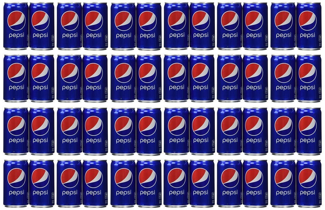 Pepsi Cola Soda 7.5oz Mini Cans 3/8 Packs (24 Cans) Cola 7.5 Fl Oz (Pack of 24)