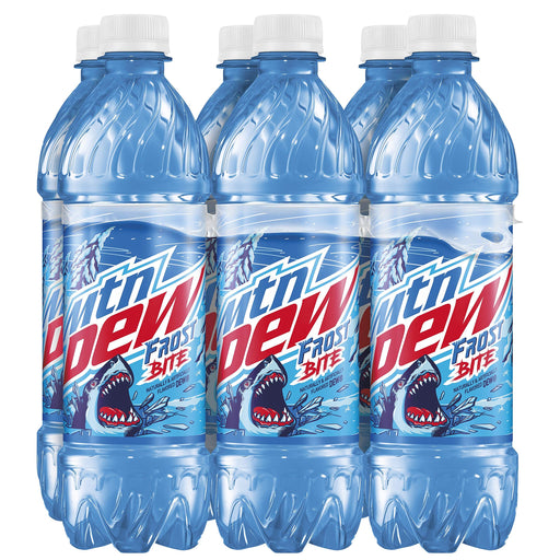 NEW Limited Edition Mountain Dew Frost Bite, 16.9 fl oz bottle, 12 count