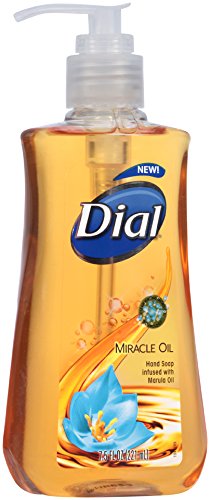 Dial Liquid Hand Soap, Miracle Oil Marula, 7.5 Fl Oz (Pack of 1)