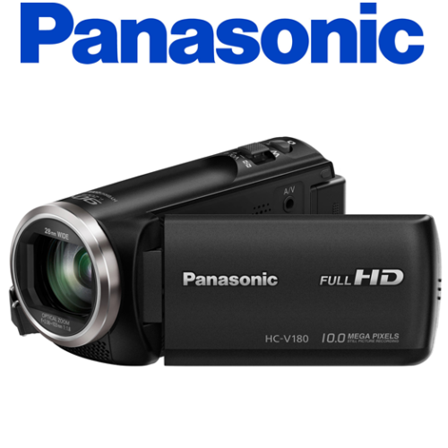 Panasonic HC-V180 2.51 MP Camcorder - 1080p