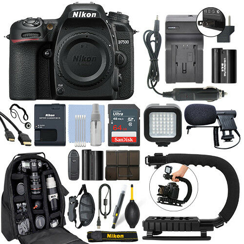 Nikon D7500 DSLR Camera with AF-S 18-140mm VR Lens, 20.9 MP, 4K
