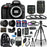 Nikon D3400 24.2 MP Digital SLR Camera - Black - AF-P DX 18-55mm VR and 70-300mm Lenses - 30-piece Accessory Bundle