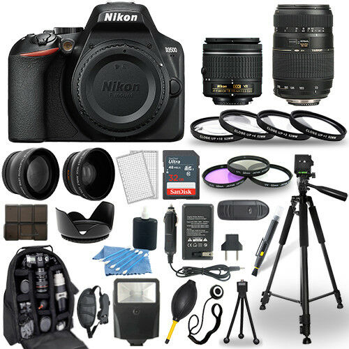 Nikon D3500 Digital Camera + 18-55mm VR + 70-300mm + 30 Piece Accessory Bundle