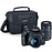 Canon Eos Rebel T7 24.1MP DSLR Camera + 18-55mm + 55-250mm Is STM Lens + Canon 100ES Camera Case