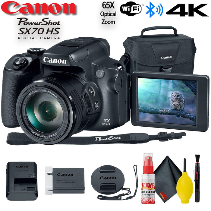 Canon PowerShot SX70 HS Digital Camera - Base Bundle