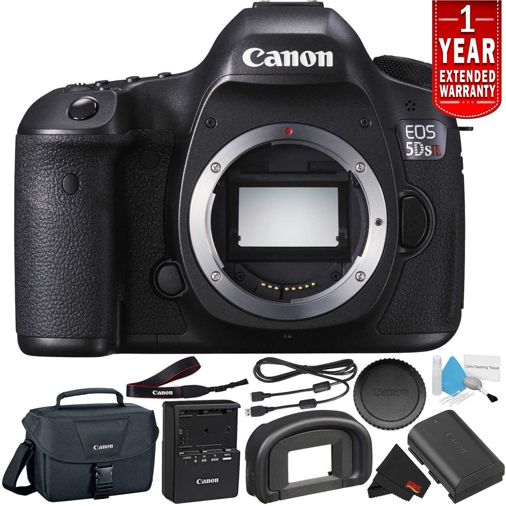 Canon Eos 5DS R Digital SLR Camera 0582C002 (Body Only) - Starter Bundle (Intl Model)