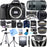 Canon EOS 80D 24.2 MP CMOS Digital SLR Camera w/ 50mm + 75-300mm Lens Super Bundle