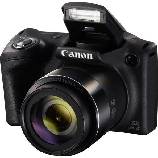 Canon PowerShot SX420 IS 20.0 MP Compact Digital Camera - 720p - Black