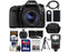 Canon EOS 80D Wi-Fi Digital SLR Camera & EF-S 18-55mm IS STM Lens with 64GB Card + Battery + Case + Flash + Tripod + 3 Filters + Kit